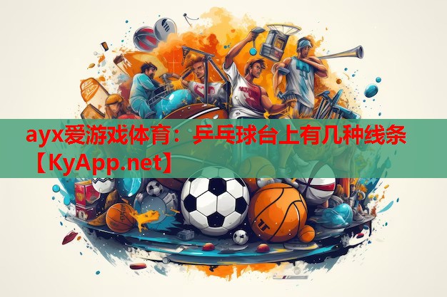 乒乓球台上有几种线条