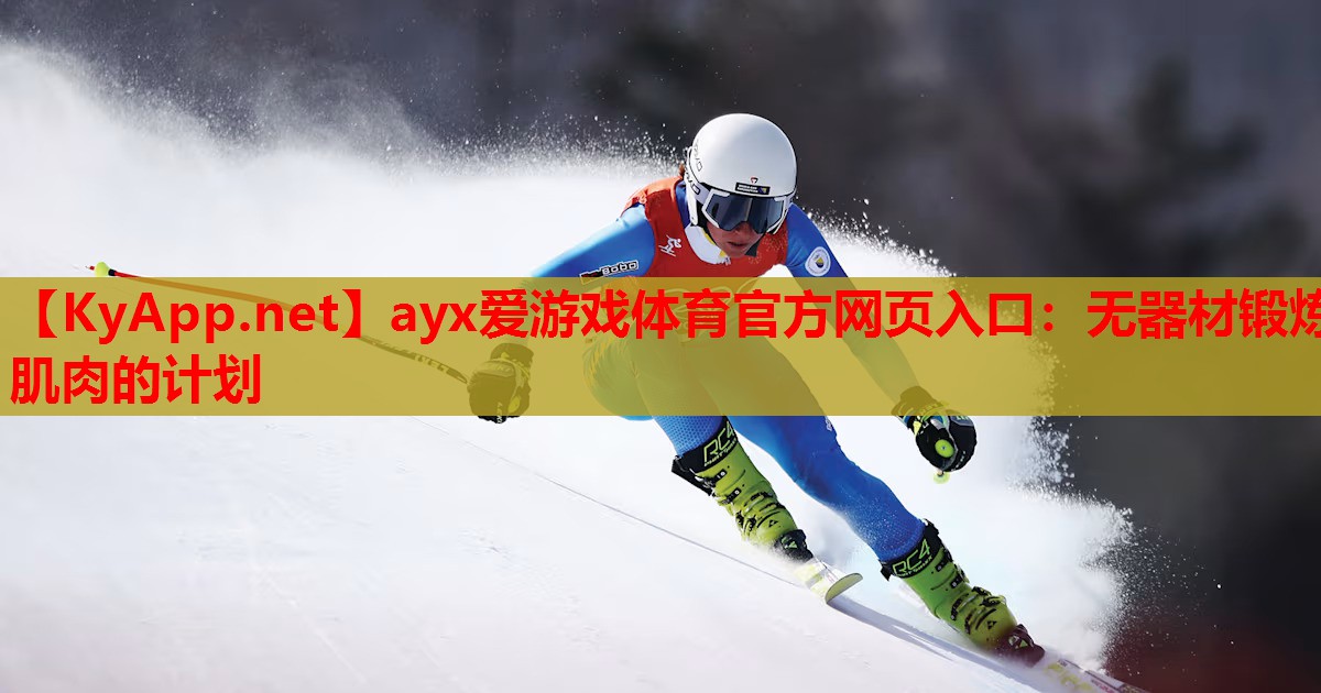 无器材锻炼肌肉的计划